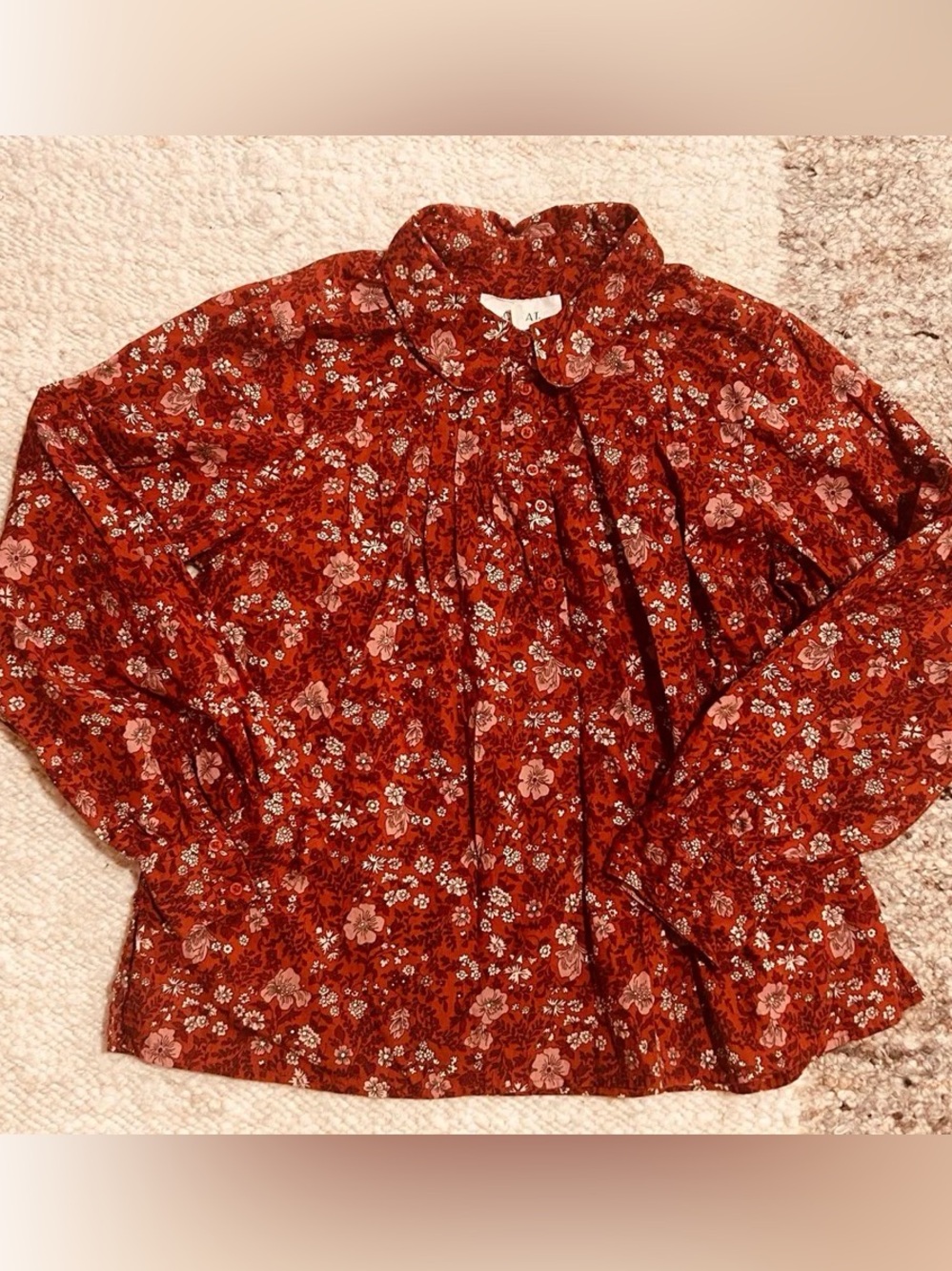 The Great Summit Blouse in Spice Mesa Floral